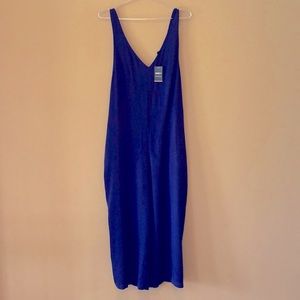 NWT Forever 21 Royal Blue Jumpsuit Size Large